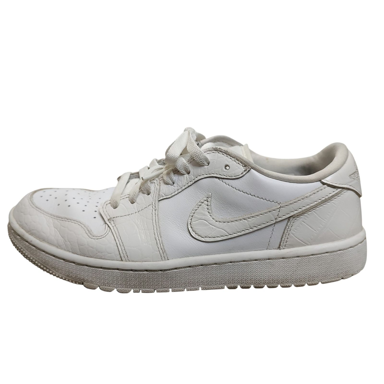 NIKE ナイキ Air Jordan 1 Low Golf White Crocodile Skin エア