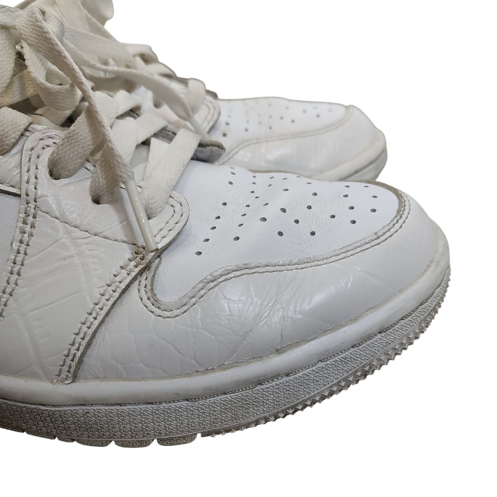 NIKE ナイキ Air Jordan 1 Low Golf White Crocodile Skin エア