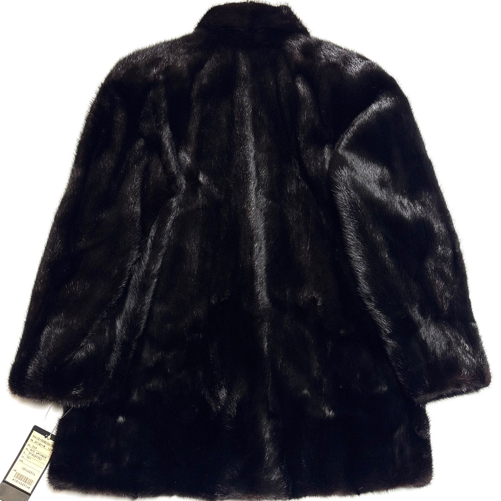 美品】 タグ付 最高級 ミンクファーコート ELEGANCE L fur リアル