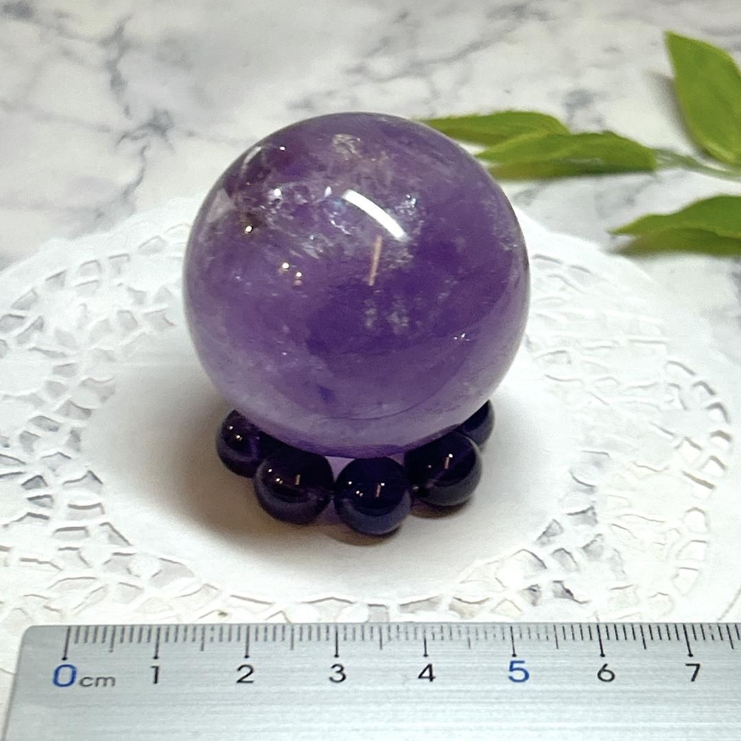 E17077】アメトリン 約41㎜ 球 スフィア ブラジル amethyst 天然石