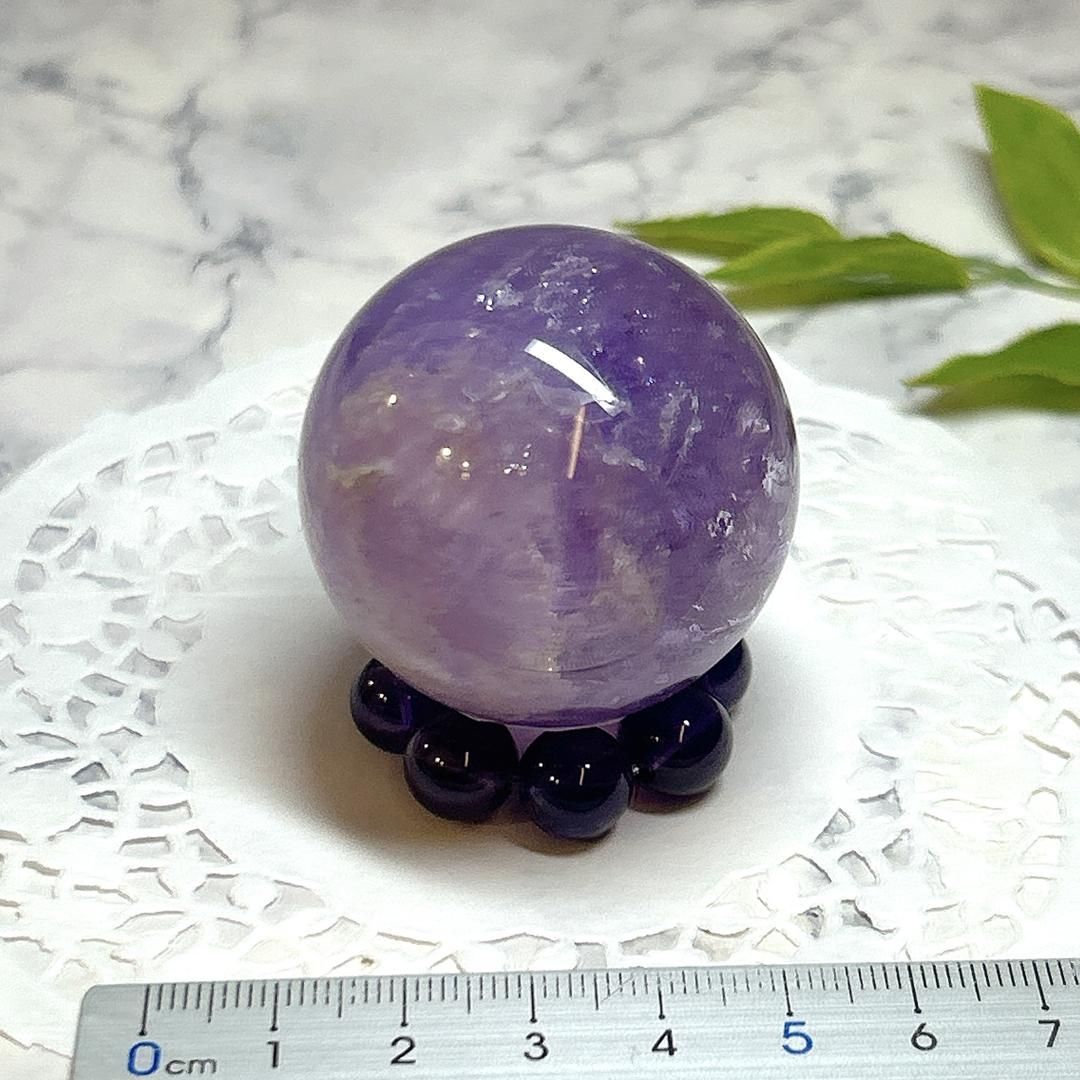 E17077】アメトリン 約41㎜ 球 スフィア ブラジル amethyst 天然石