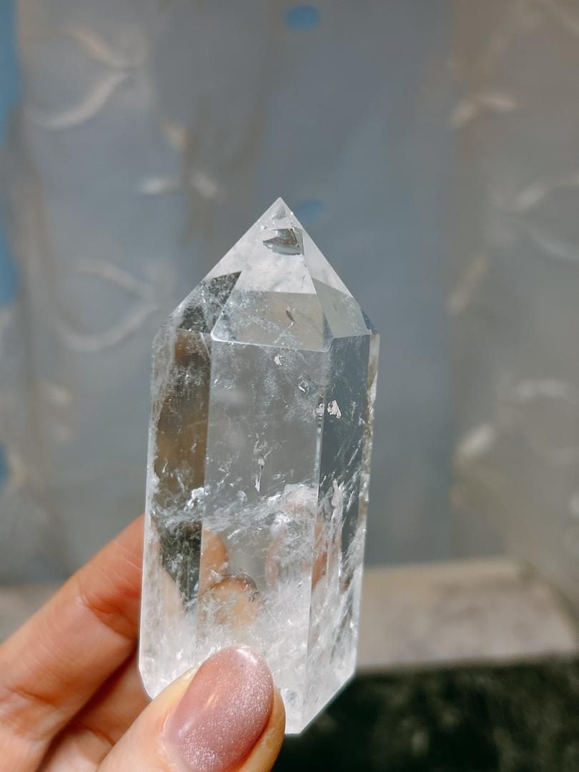 E17095】水晶ポイント ブラジル 研磨 Quartz Crystal - メルカリ