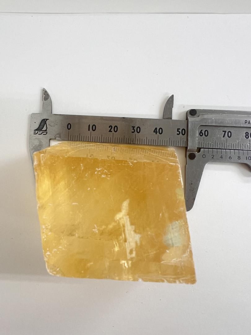 E28198】方解石 文字が二重に見える！ カルサイト 複屈折 Calcite