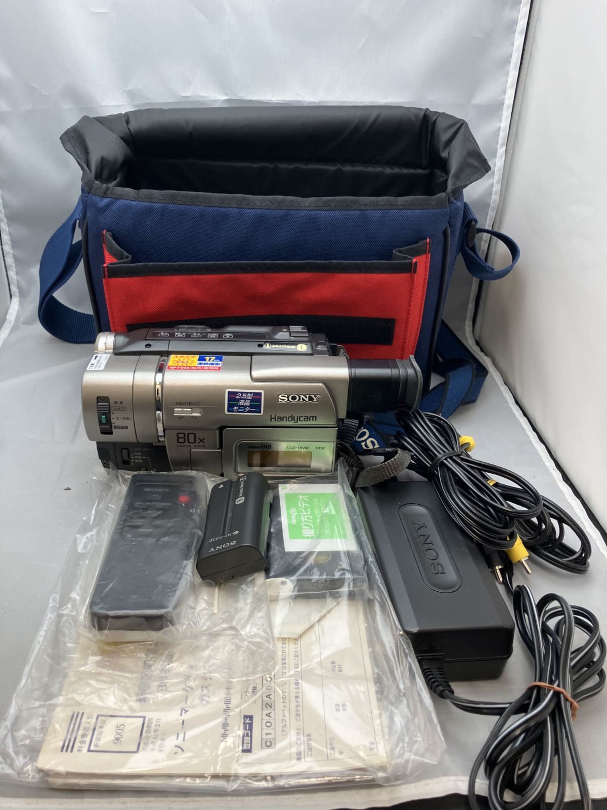 最も安い ☆ SONY CCD-TRV80PK ソニー CCD-TRV80PK 8mmビデオカメラ