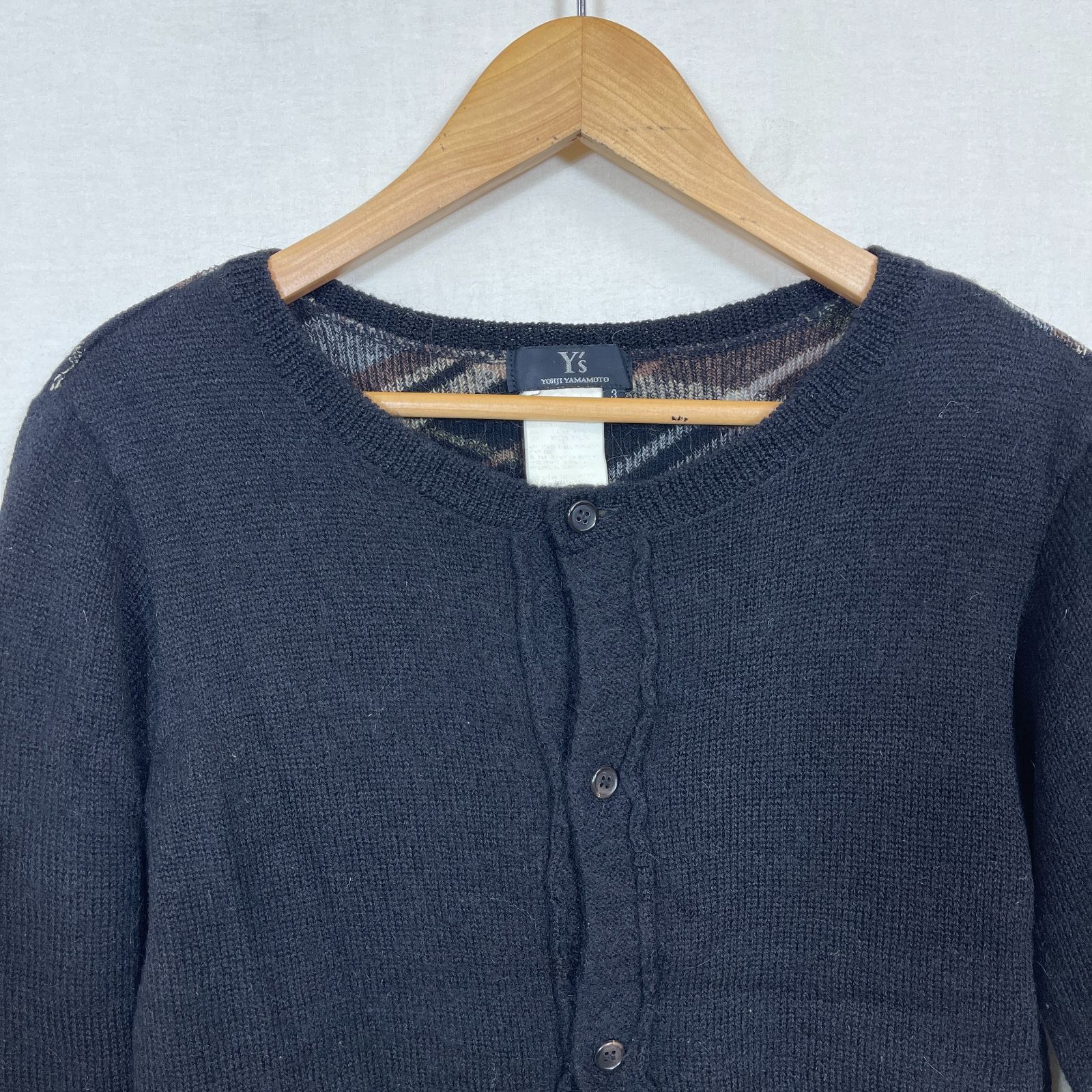 yohji yamamoto/Y's◆アルパカ混カーディガン◆ヨウジヤマモト STAFF STYLING｜THE SHOP YOHJI YAMAMOTO
