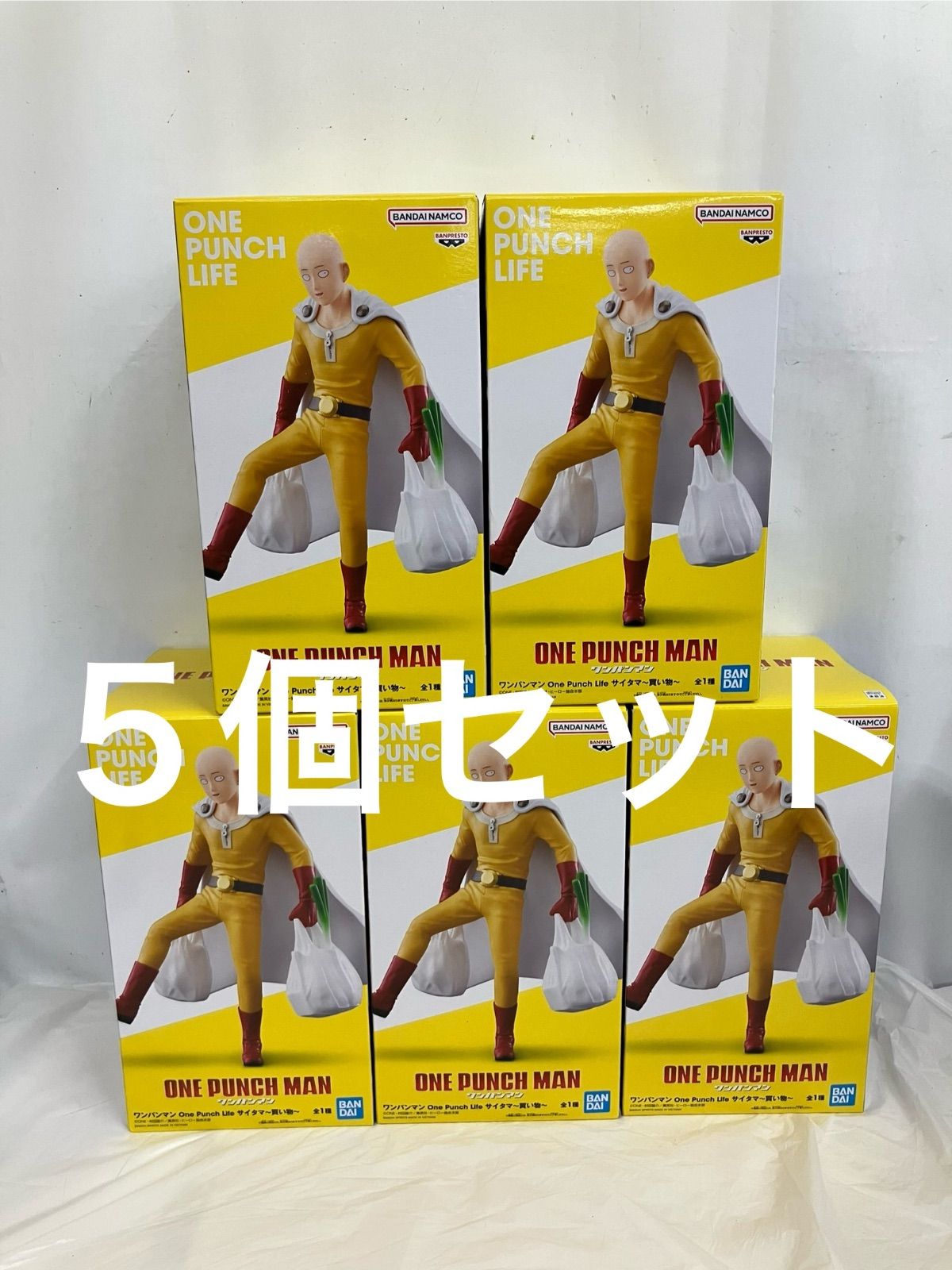 未開封 ワンパンマン サイタマ 買い物 フィギュア 5個 LFQ831 f101 お