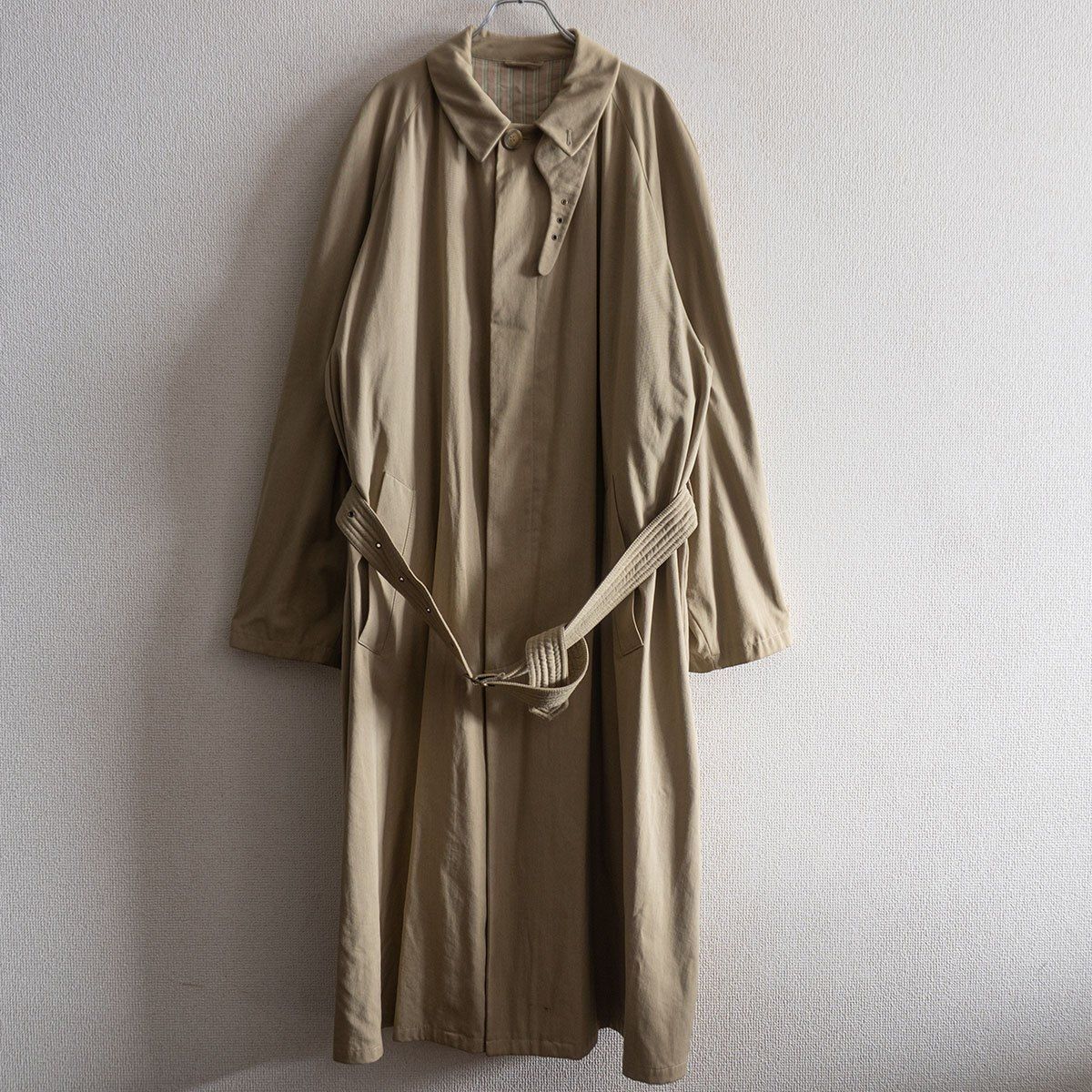 90s/アーカイブ】GIORGIO ARMANI【ステンカラー コート】48 ジョルジオ 