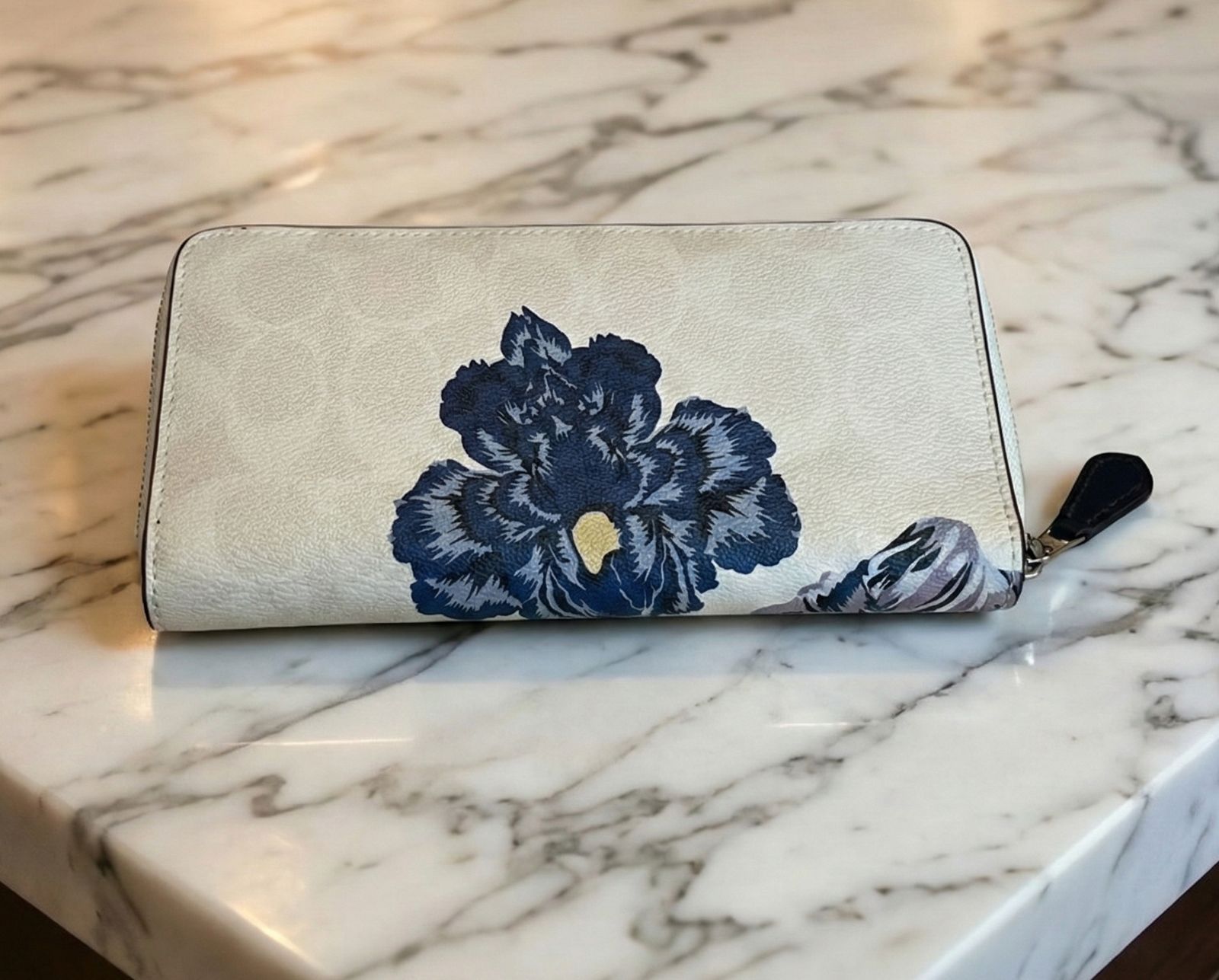 COACH コーチ 長財布 花柄 ホワイト F6656 新品 - メルカリ