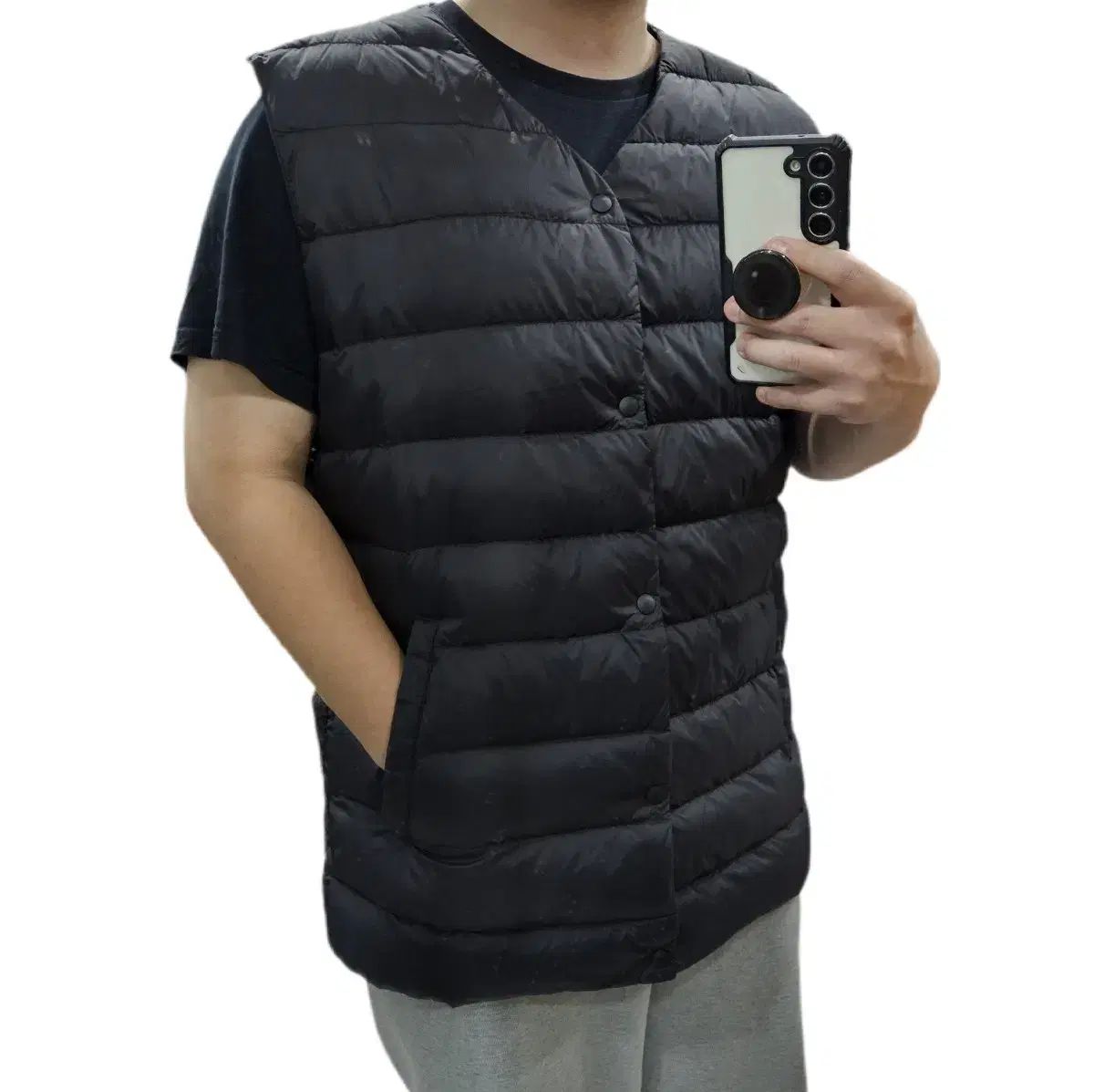 マインドブリッジ グースダウン 軽量ダウンベスト 110