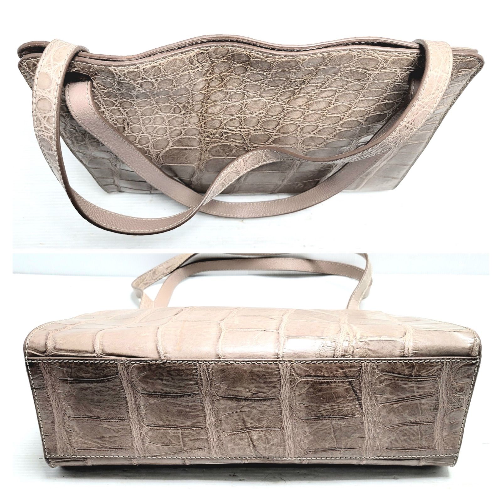 MAURO GOVERNA マウロゴヴェルナ クロコダイル トートバッグ - メルカリ