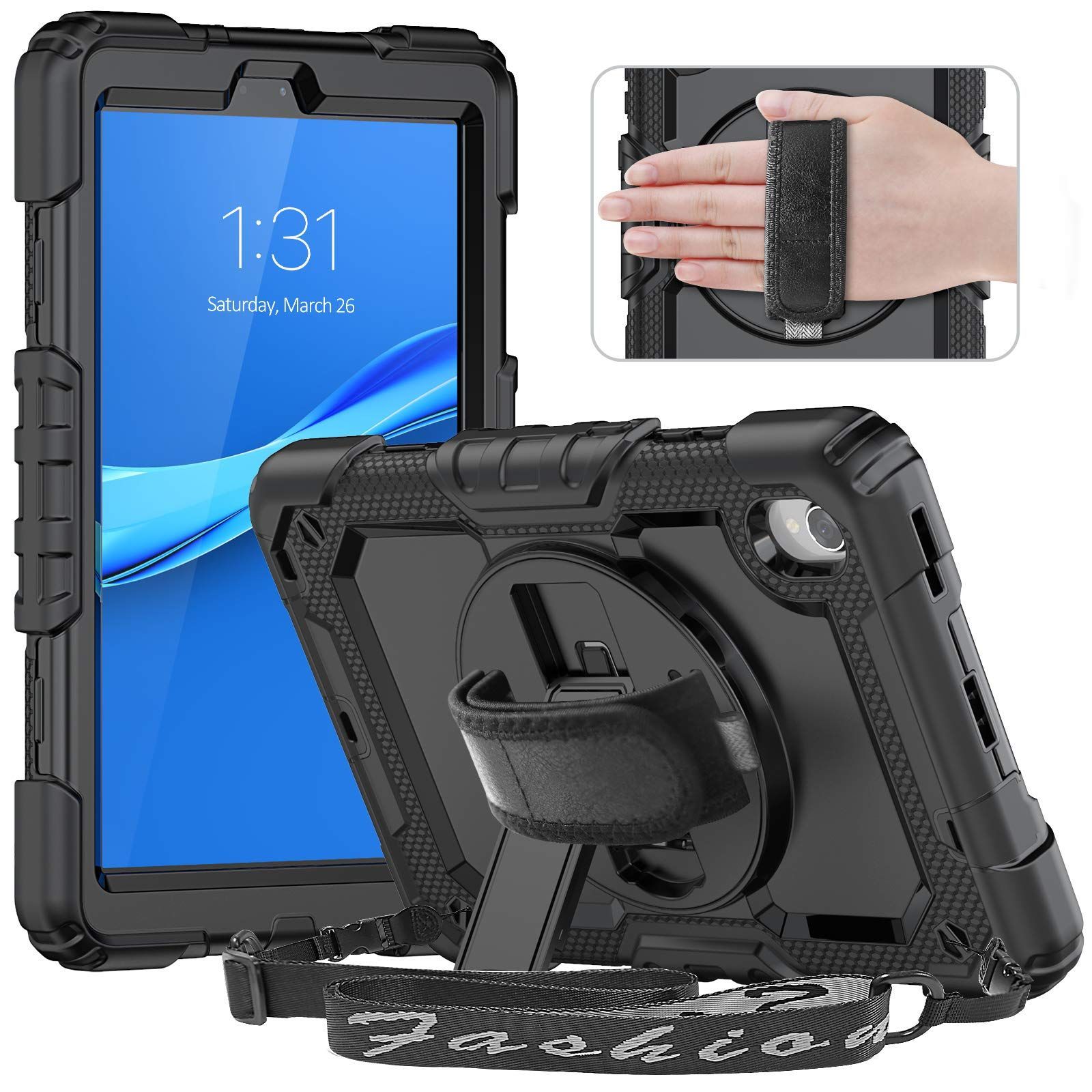 Amazon.co.jp: ProCase レノボ Tab M8 子供ケース 8" 3/2世代 2022 2021 2019、NEC LAVIE Tab  T8 耐衝撃 軽量 ハンドル スタンド 対応機種：Lenovo Tab M8 HD/HD LTE/FHD/Smart Tab M8、NEC LAVIE  Tab T8（TAB08/H02、T0875/CAS、T0855/CAS)-ブルー : パソコン・周辺機器 Lenovo Tab M8 HD　子供用タブレット