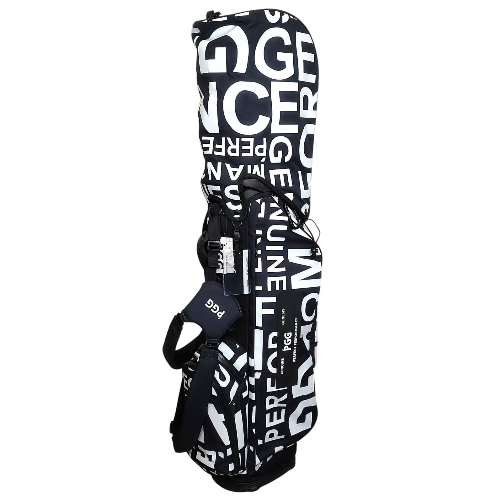 PGG PEARLY GATES パーリーゲイツ ゴルフ スタンド キャディバッグ  F  ブラック