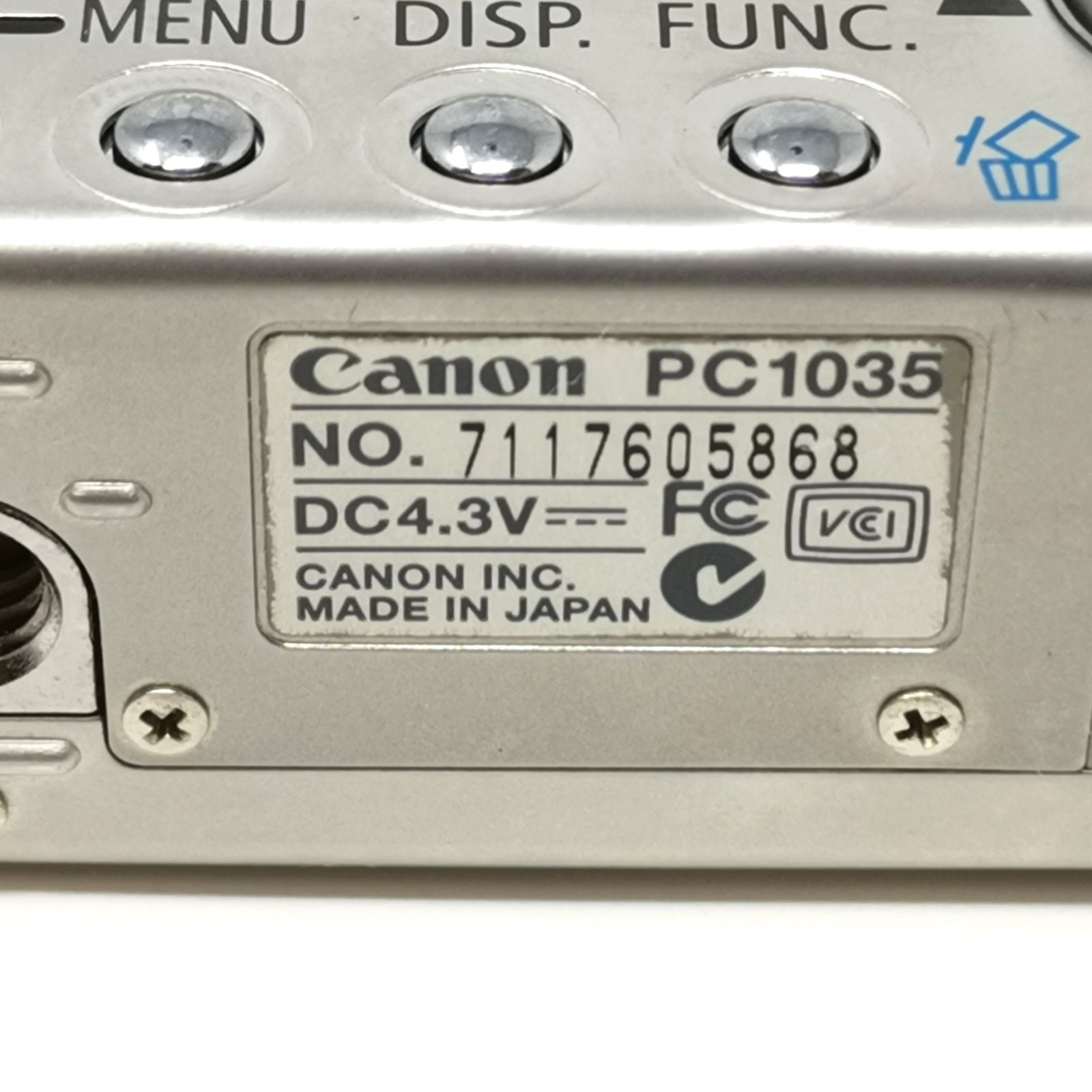 キャノン IXY digital 30 シルバー カメラ 充電器ないため動作未確認 