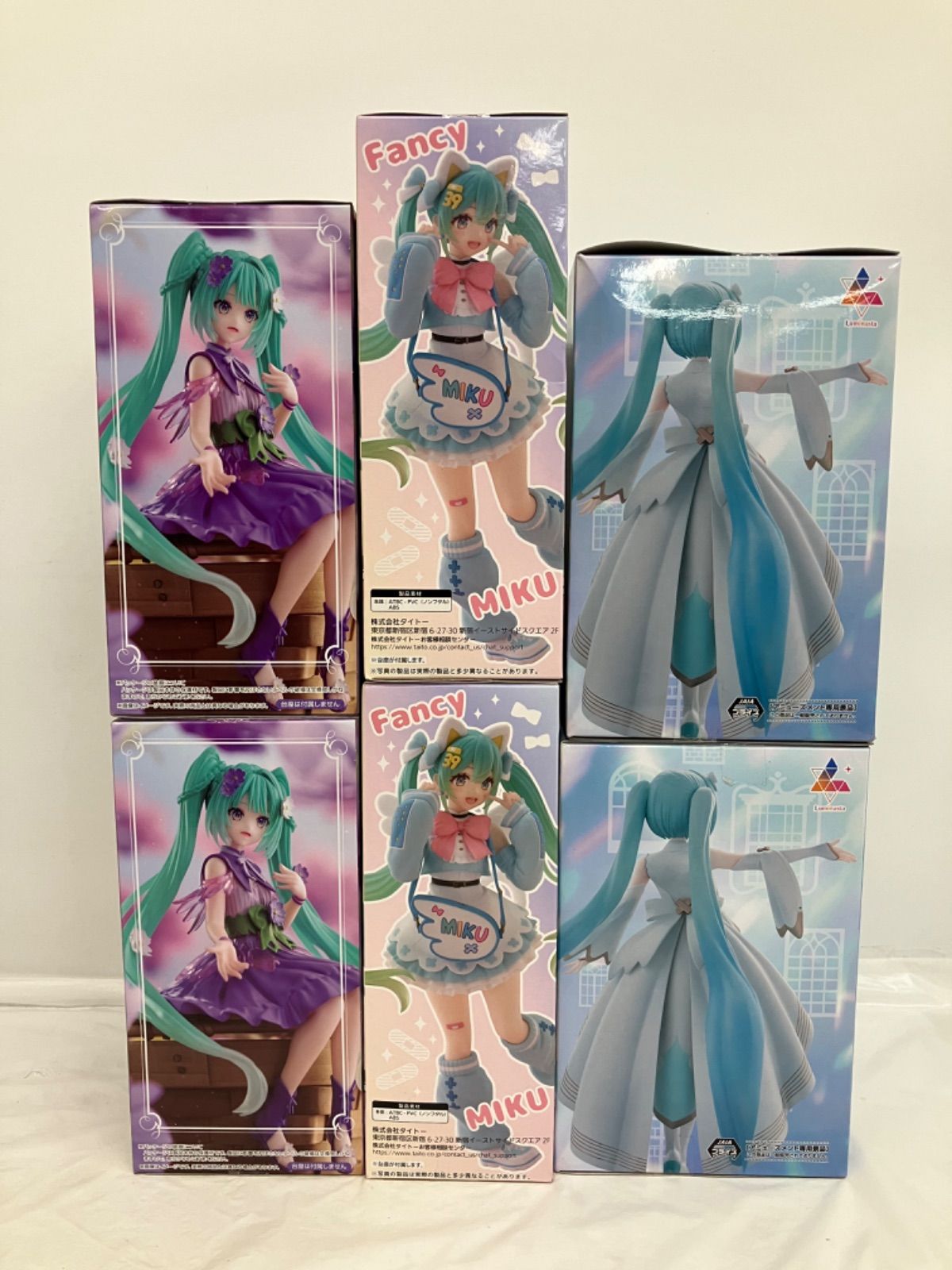 未開封 初音ミク フィギュア ぬーどるストッパー Fancy 他 まとめ 3種