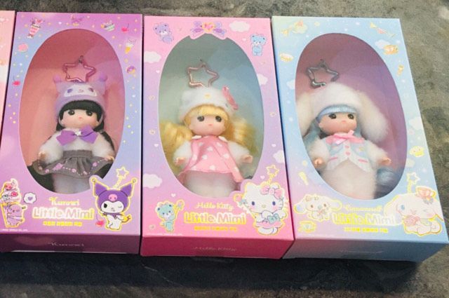 韓国限定 サンリオ リトルミミ コラボドールキーホルダー ILLIT ウォンヒ 韓国限定 リトルミミ キーリング サンリオ50周年 ILLIT ウォンヒ