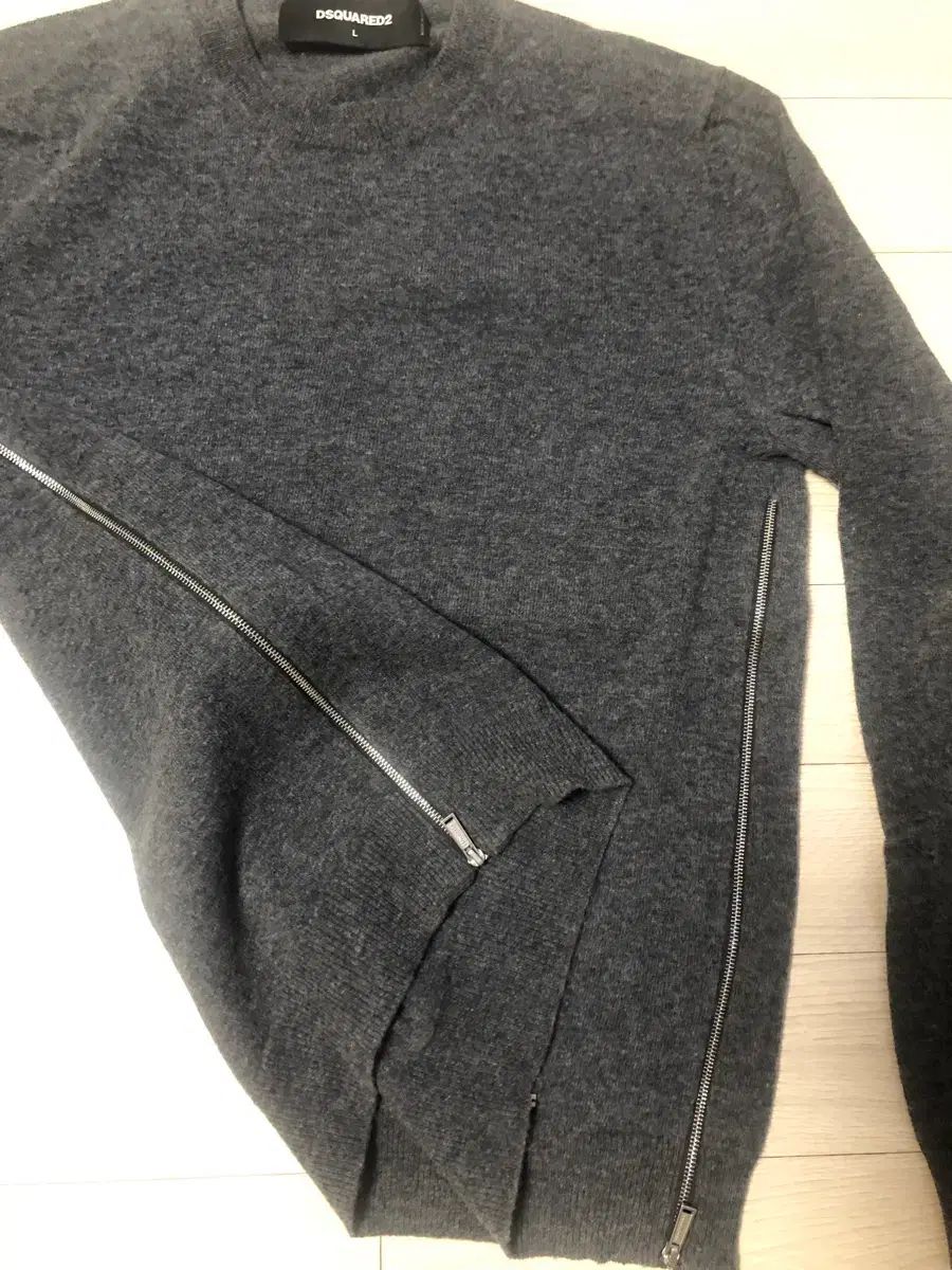 ファッション ディースクエアード2 ジッパー ニット 希少】DSQUARED2