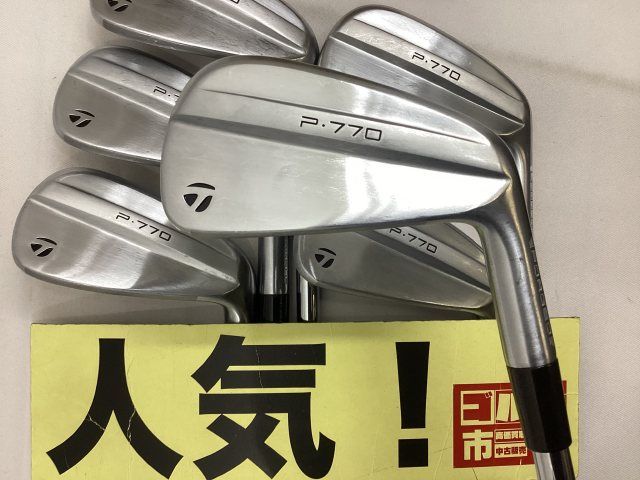 中古】アイアンセット テーラーメイド 【人気モデル】P770 2024