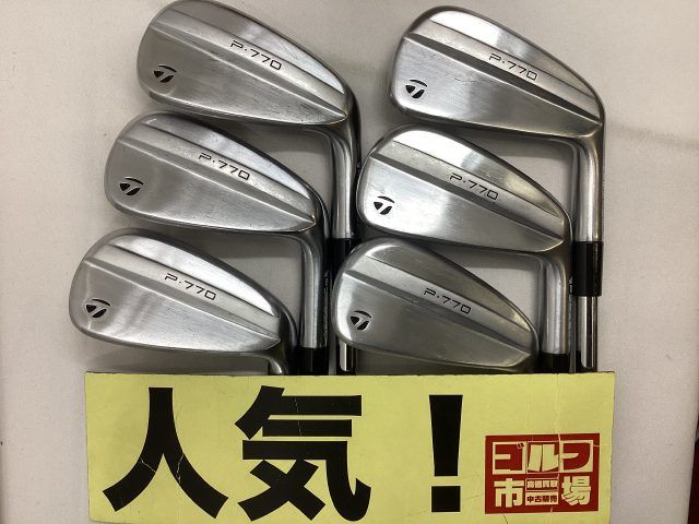 中古】アイアンセット テーラーメイド 【人気モデル】P770 2024