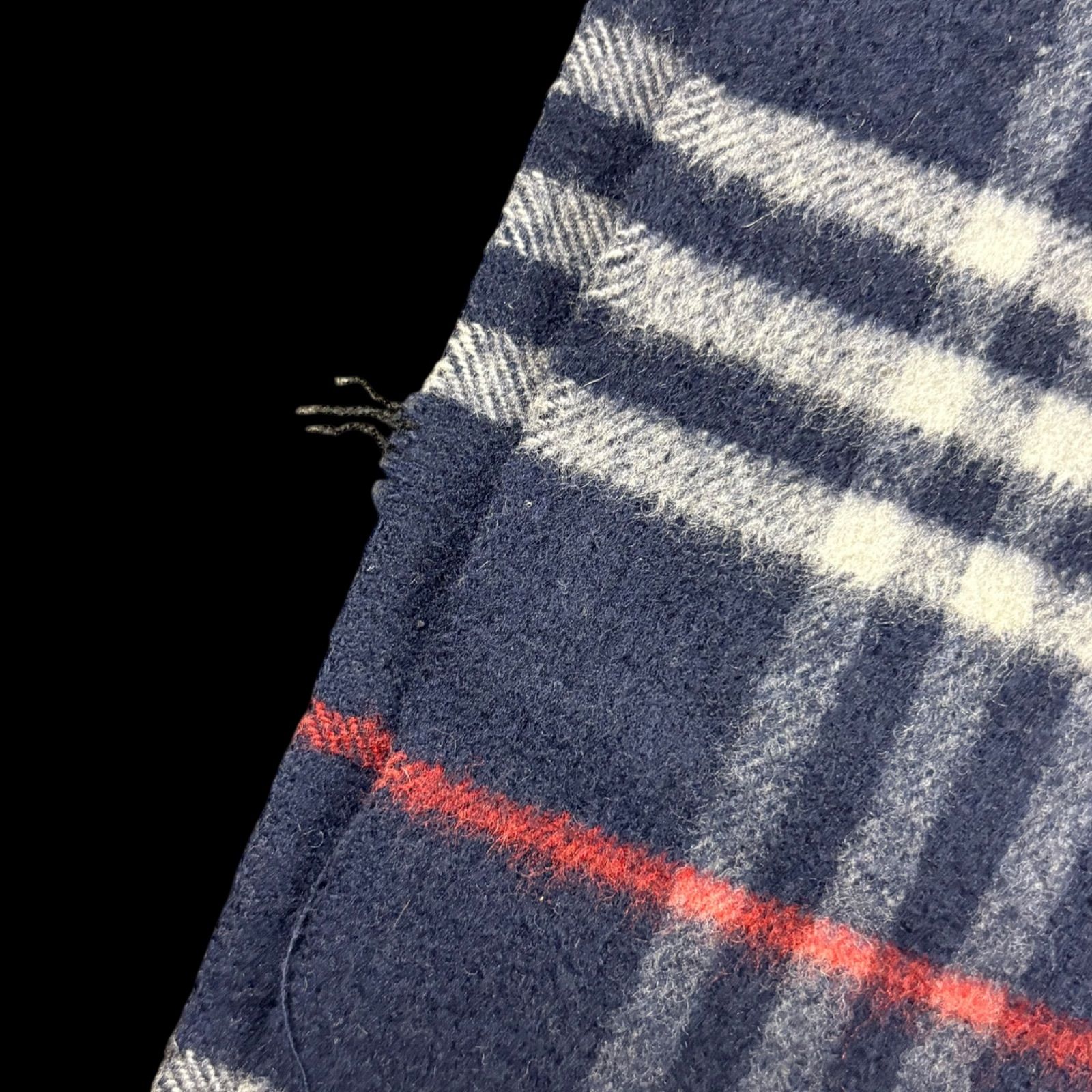 Burberrys マフラー 旧タグ バーバリーズ ネイビー チェック柄 ノバ