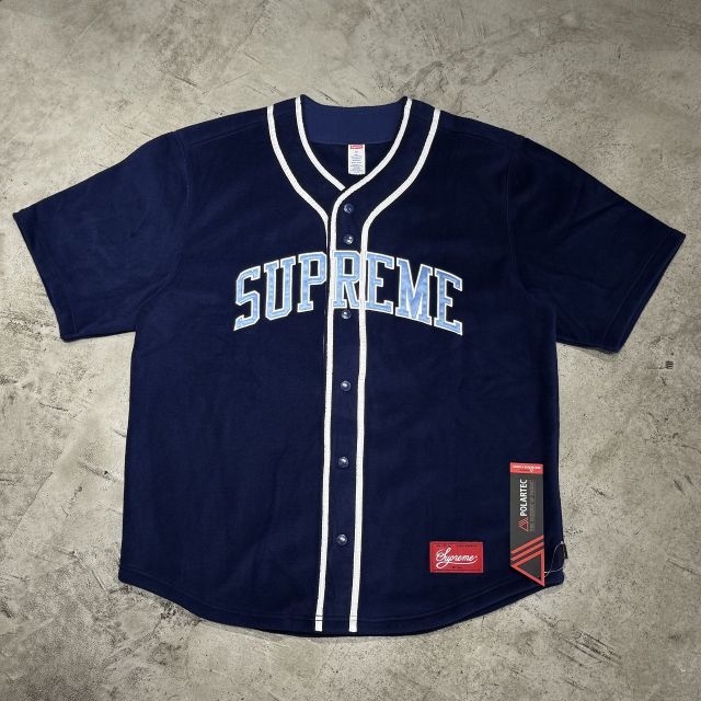 Supreme 24aw Polartec Baseball Jersey Mサイズ シュプリーム ポーラ