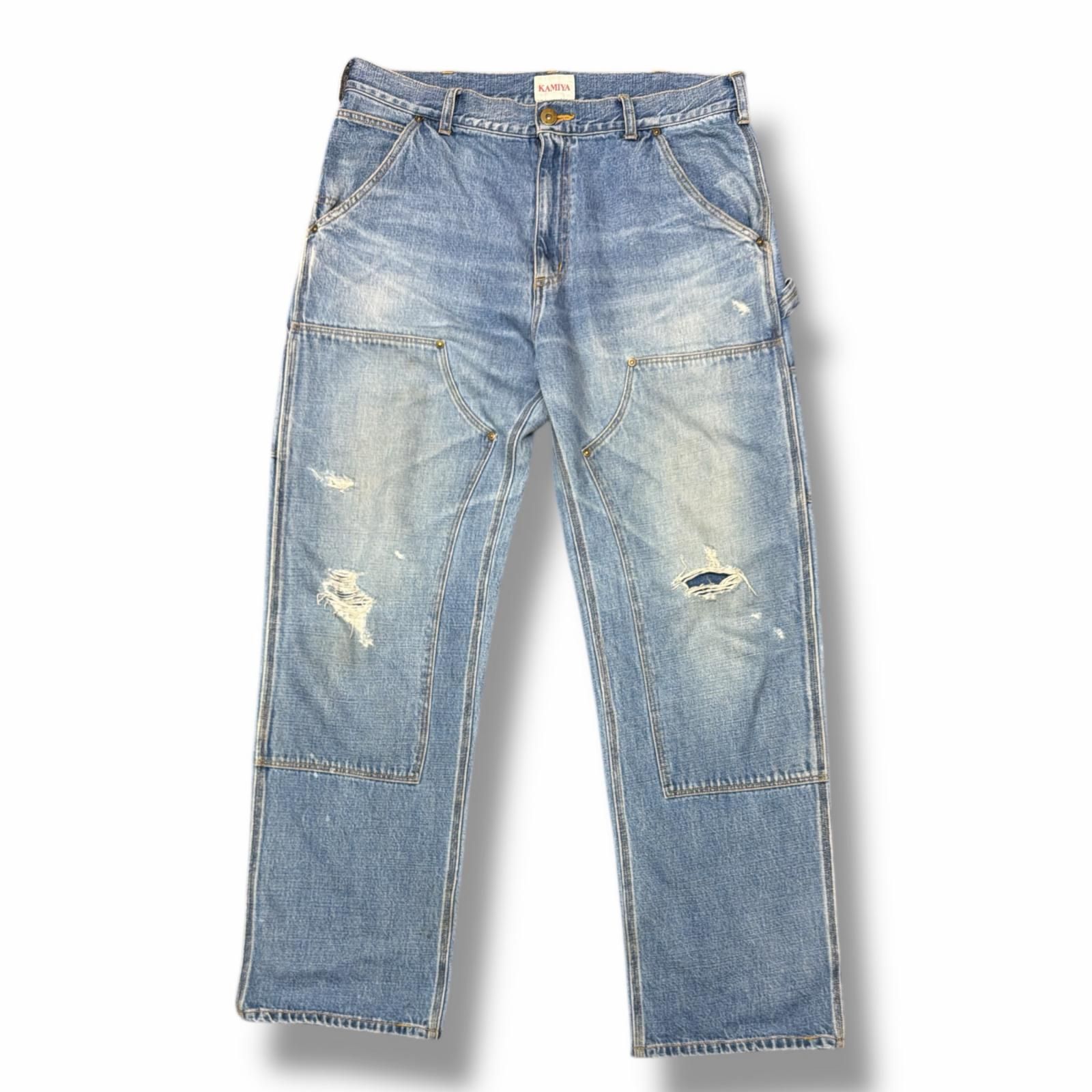 参考上代58300円 KAMIYA 24AW Denim Painter Pants デニムペインター