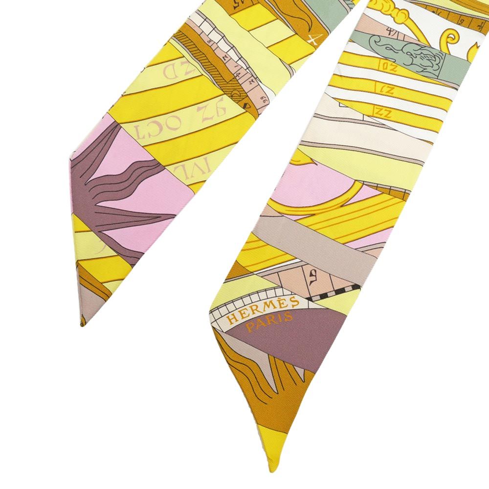 名東】エルメス ツイリー 新たなる占星術 イエロー系 マルチカラー
