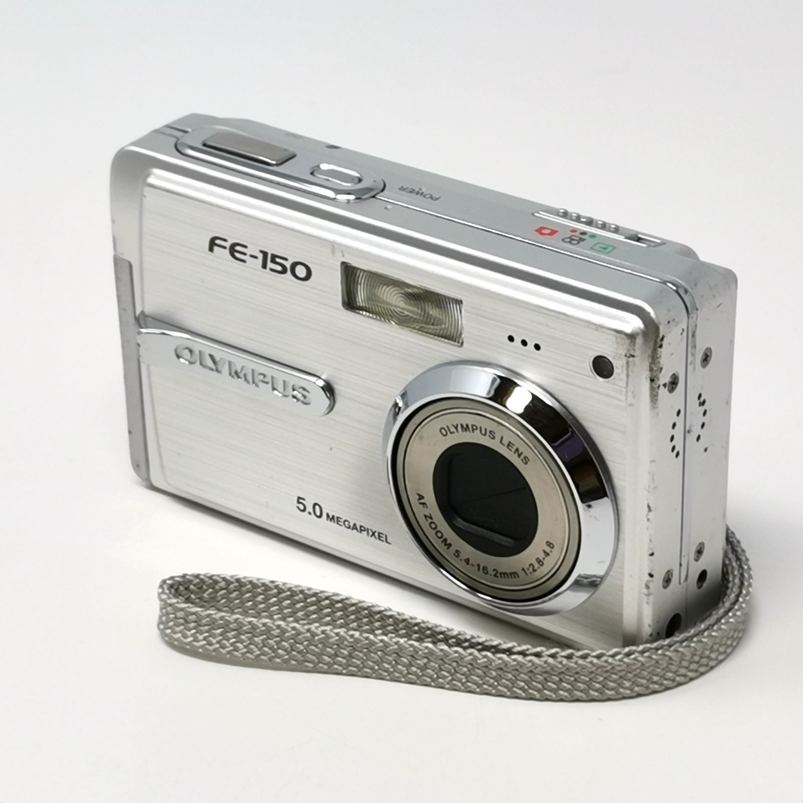 オリンパス CAMEDIA FE-150 シルバー デジカメ バッテリーないため動作