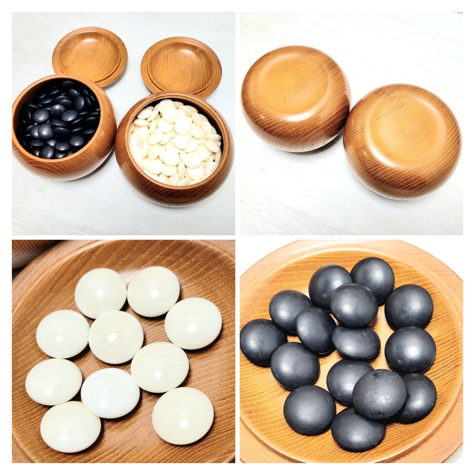 希少 囲碁盤 42x30.5cm 16.9kg & 碁石 蛤 桐箱付き - メルカリ