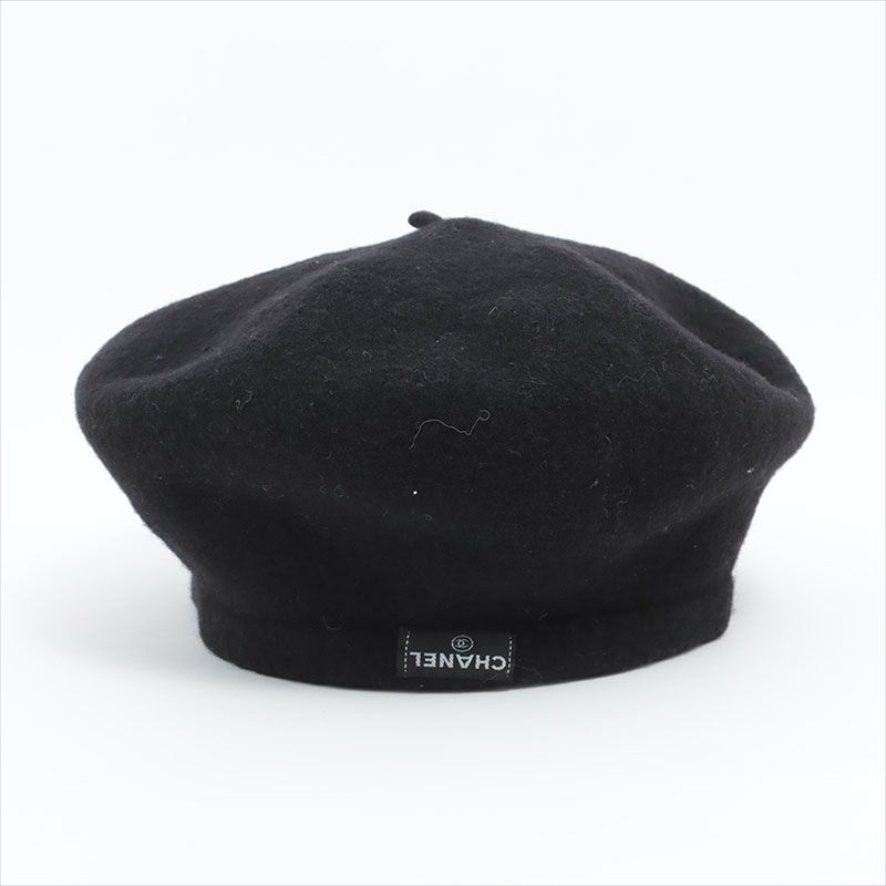 CHANEL シャネル ベレー帽 ココマーク 刺繍【中古】 - メルカリ