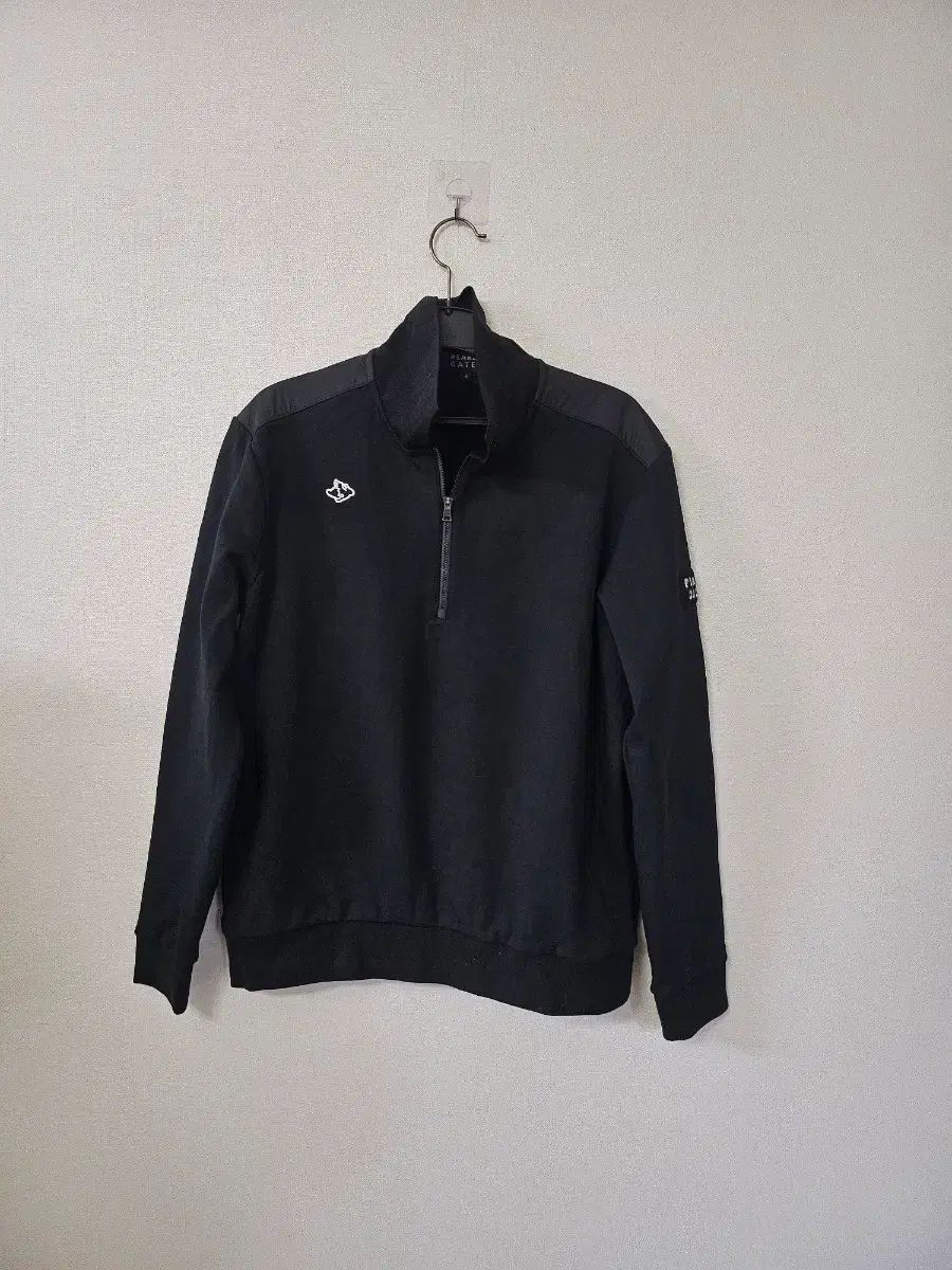 PEARLY GATES 黒色 ハーフネック スウェットシャツ 95