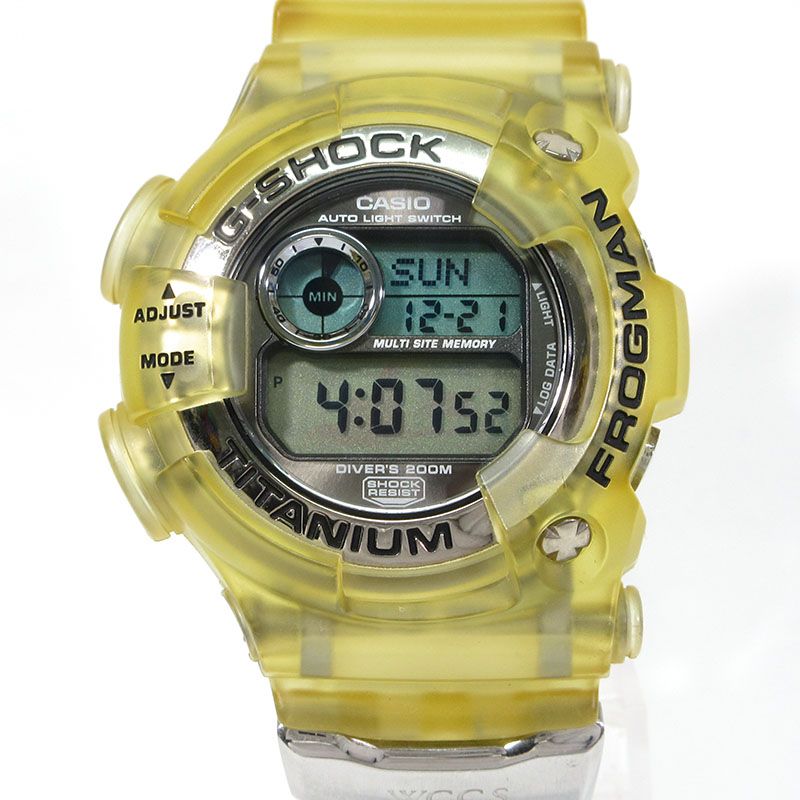 G-ショック DW-9900WC フロッグマン クリアイエロー FROGMAN チタン