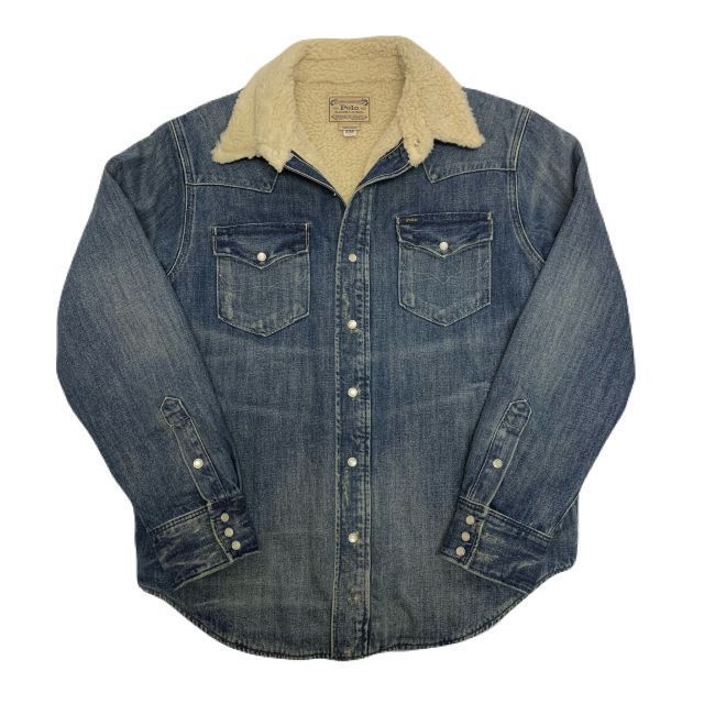 POLO RALPHLAUREN BOA DENIM SHIRT JACKET ポロラルフローレン