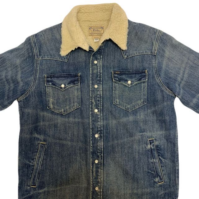 POLO RALPHLAUREN BOA DENIM SHIRT JACKET ポロラルフローレン 