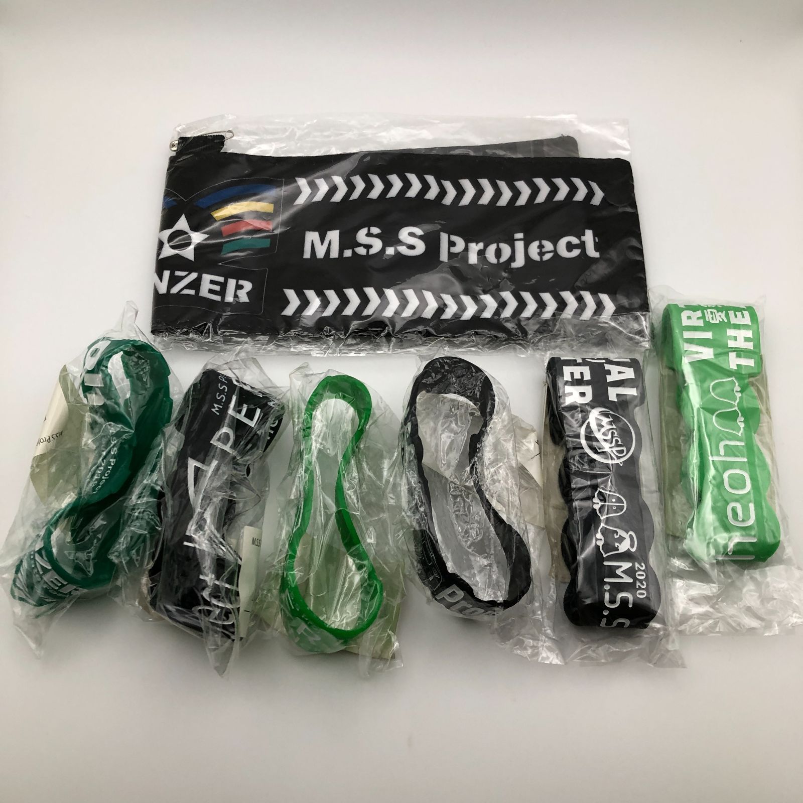 城東19-042] M.S.S Project MSSP グッズ 7点 まとめ 腕章/ラバーバンド