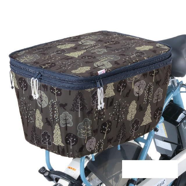 【数量限定】2段式後カゴカバー 自転車 NET-103D 川住製作所 キャットナイト
