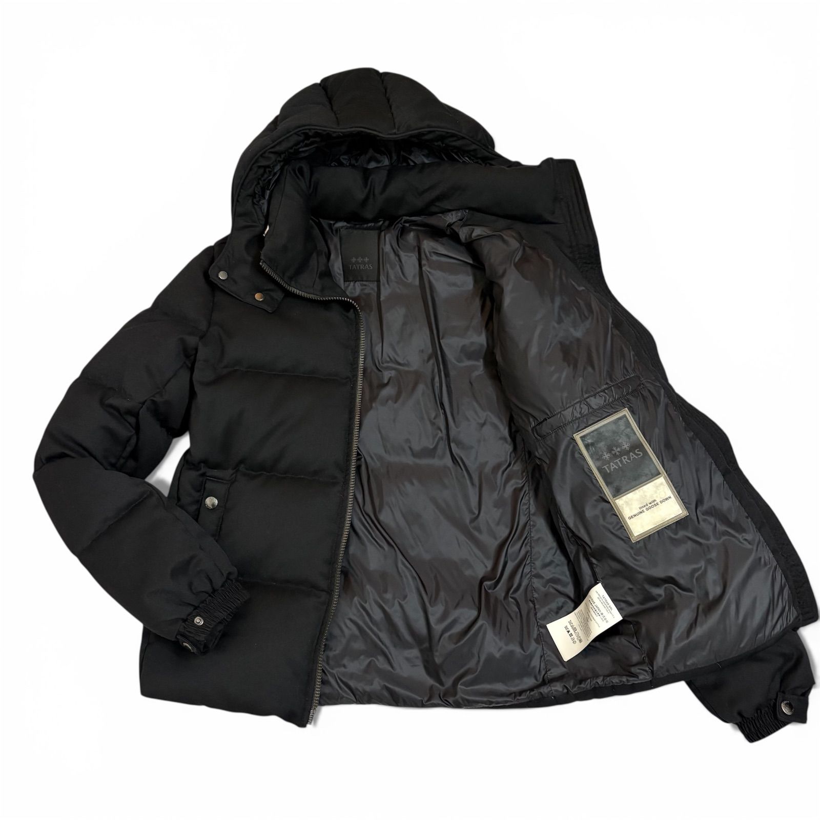 美品 TATRAS タトラス ブラック KRAZ クラッツ ダウンジャケッ 