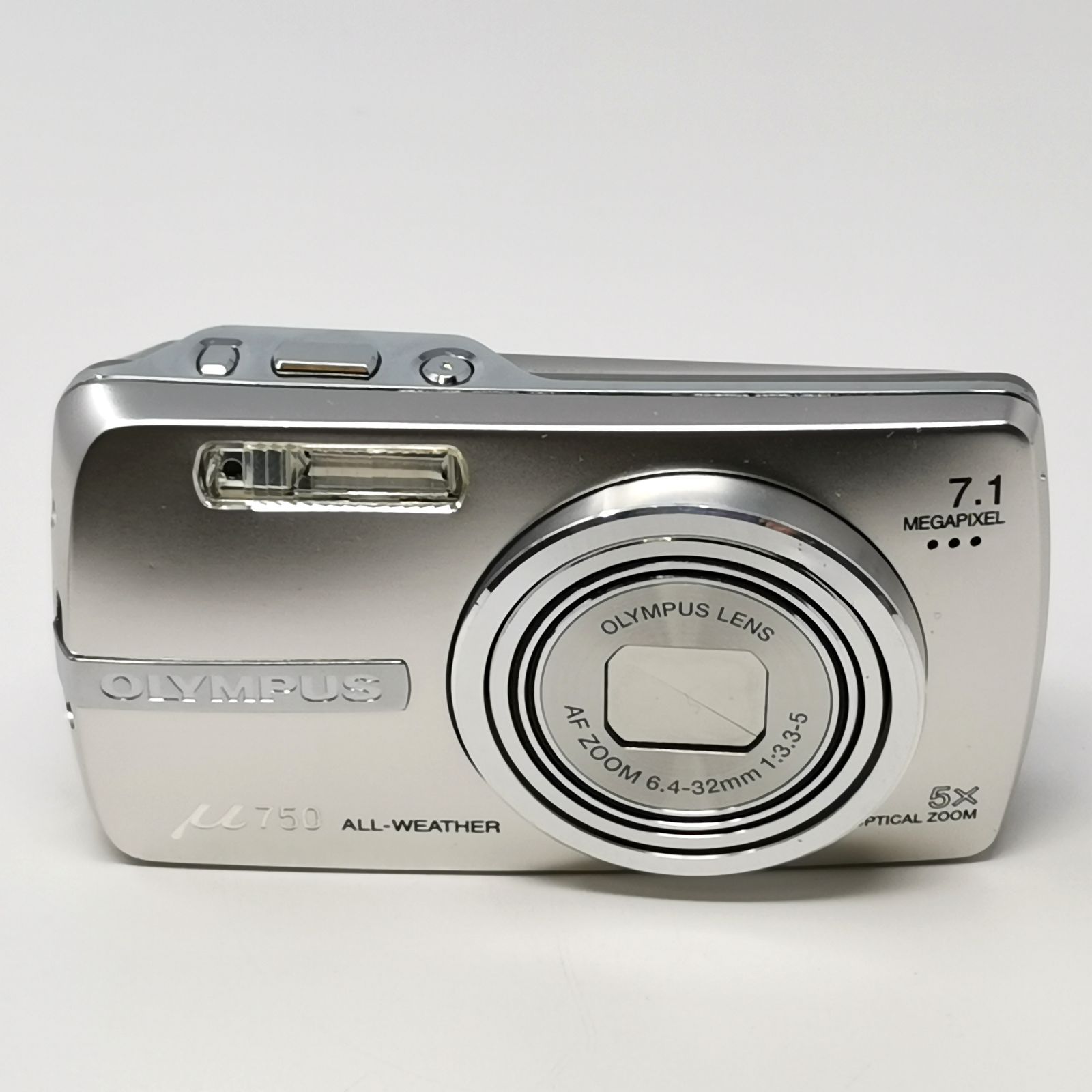 オリンパス μ750 シルバー デジカメ 動作確認済み 訳あり品 デジタル