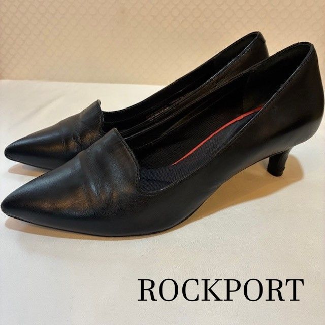 ロックポート ROCKPORT truTECH アッパーレザー ヒールパンプス サイズ