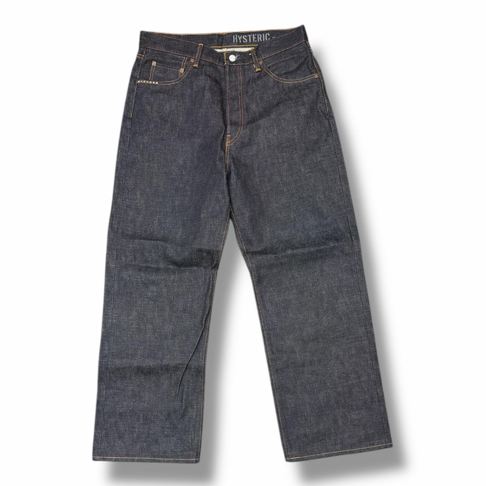 HYSTERIC GLAMOUR スタッズリジットデニム ジーンズパンツ