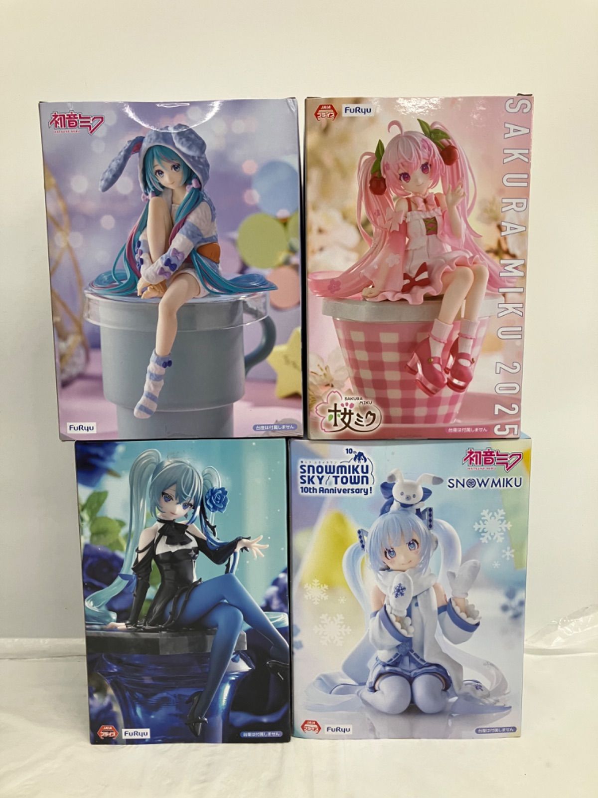 未開封 初音ミク ぬーどるストッパー フィギュア 桜ミク うさ耳