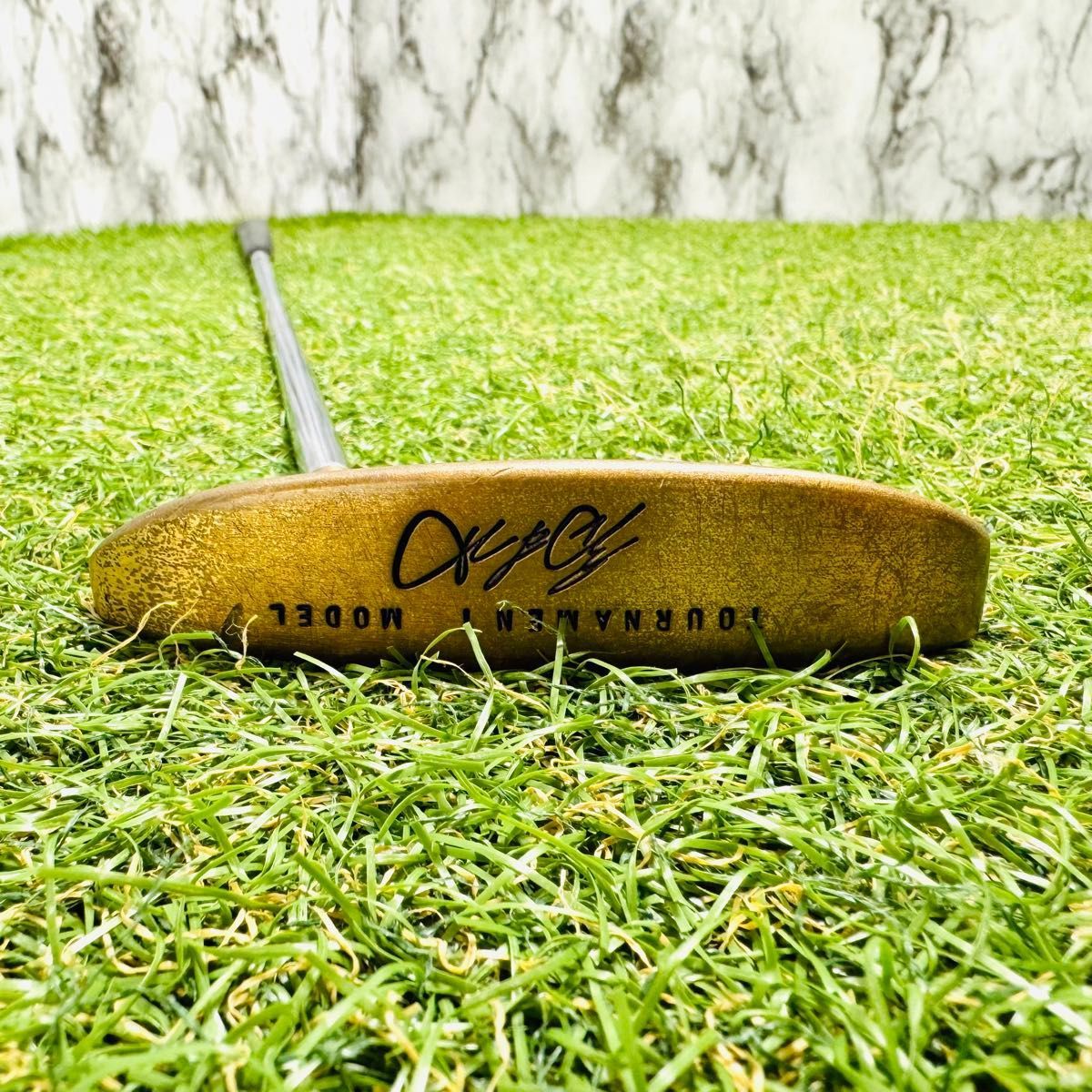 良品】青木功 トーナメントモデル パター メンズ 右利き用 33インチ