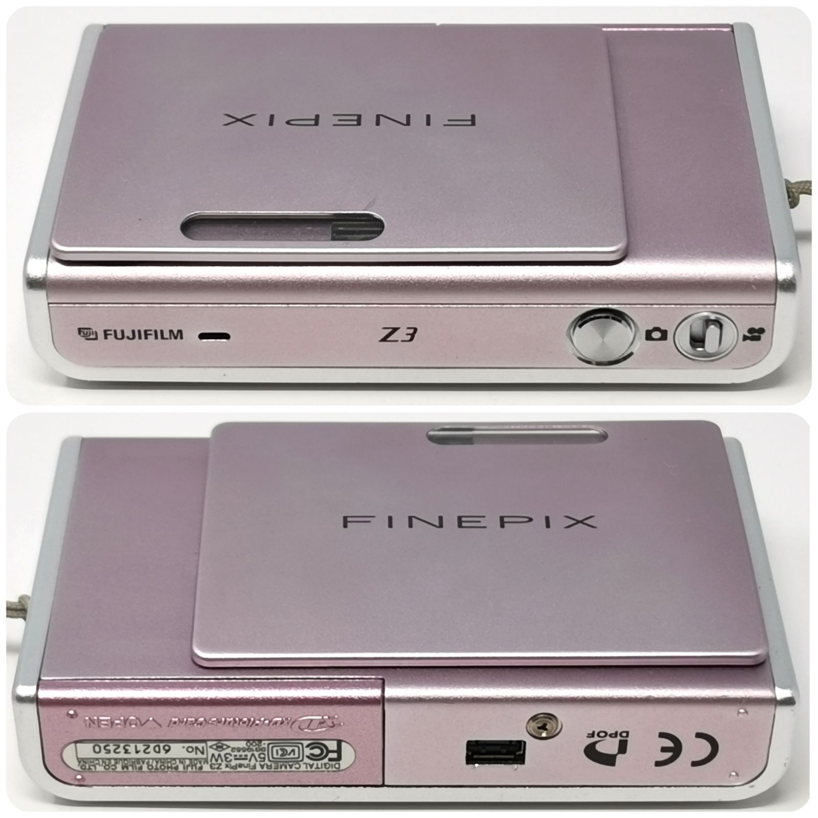 フジフィルム FinePix Z3 ピンク カメラ デジカメ 充電器ないため動作