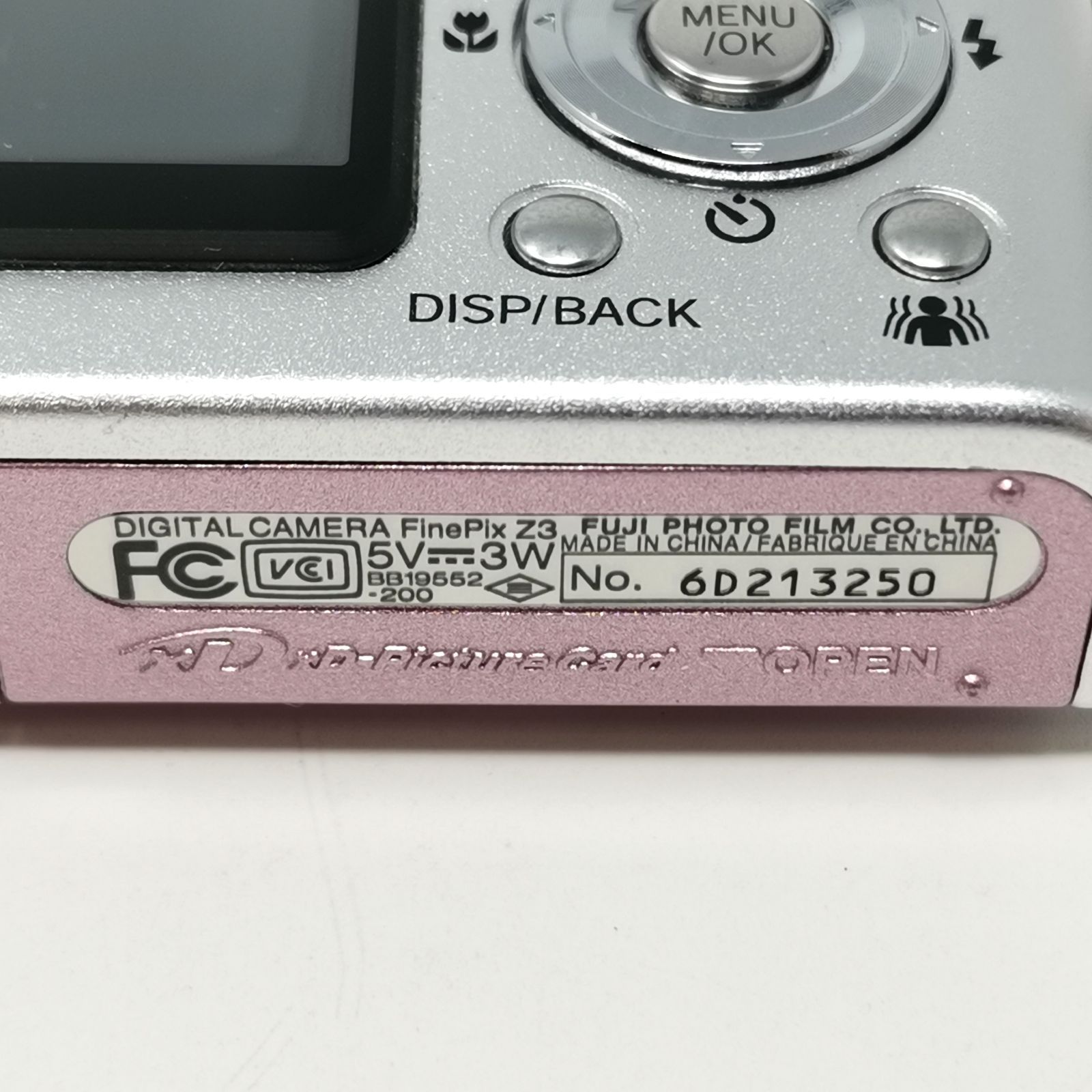 フジフィルム FinePix Z3 ピンク カメラ デジカメ 充電器ないため動作