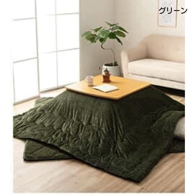 種類4:205×205cm/ブラウン こたつ布団 無地 コーデュロイ調 抗菌防臭 『グランド』6カラー 3サイズ ベージュ ブラウン グリーン グレー オレンジ ネイビー フランネル おしゃれ 送料無料 こたつ布団 正方形 単品 五層 中綿1.8kg 種類5:グレー⁄205×285cm