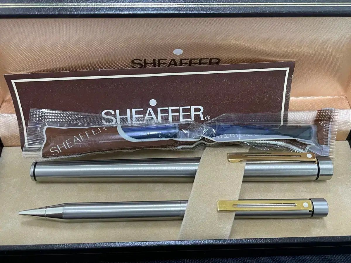 シェーファー 万年筆 タガ 1001 GT 14K Mニブ u0026 ペンシル