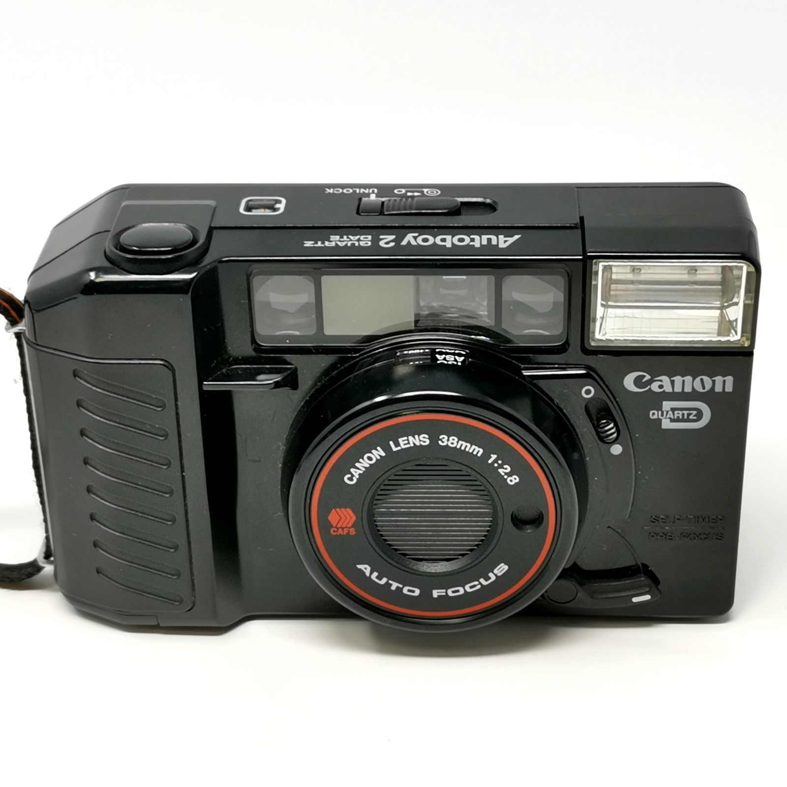 キャノン Autoboy 2 quartz date フィルムカメラ ブラック フィルム