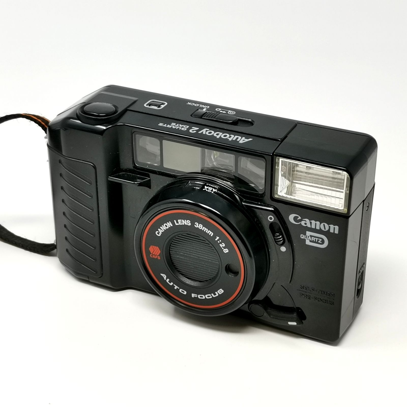 キャノン Autoboy 2 quartz date フィルムカメラ ブラック フィルム