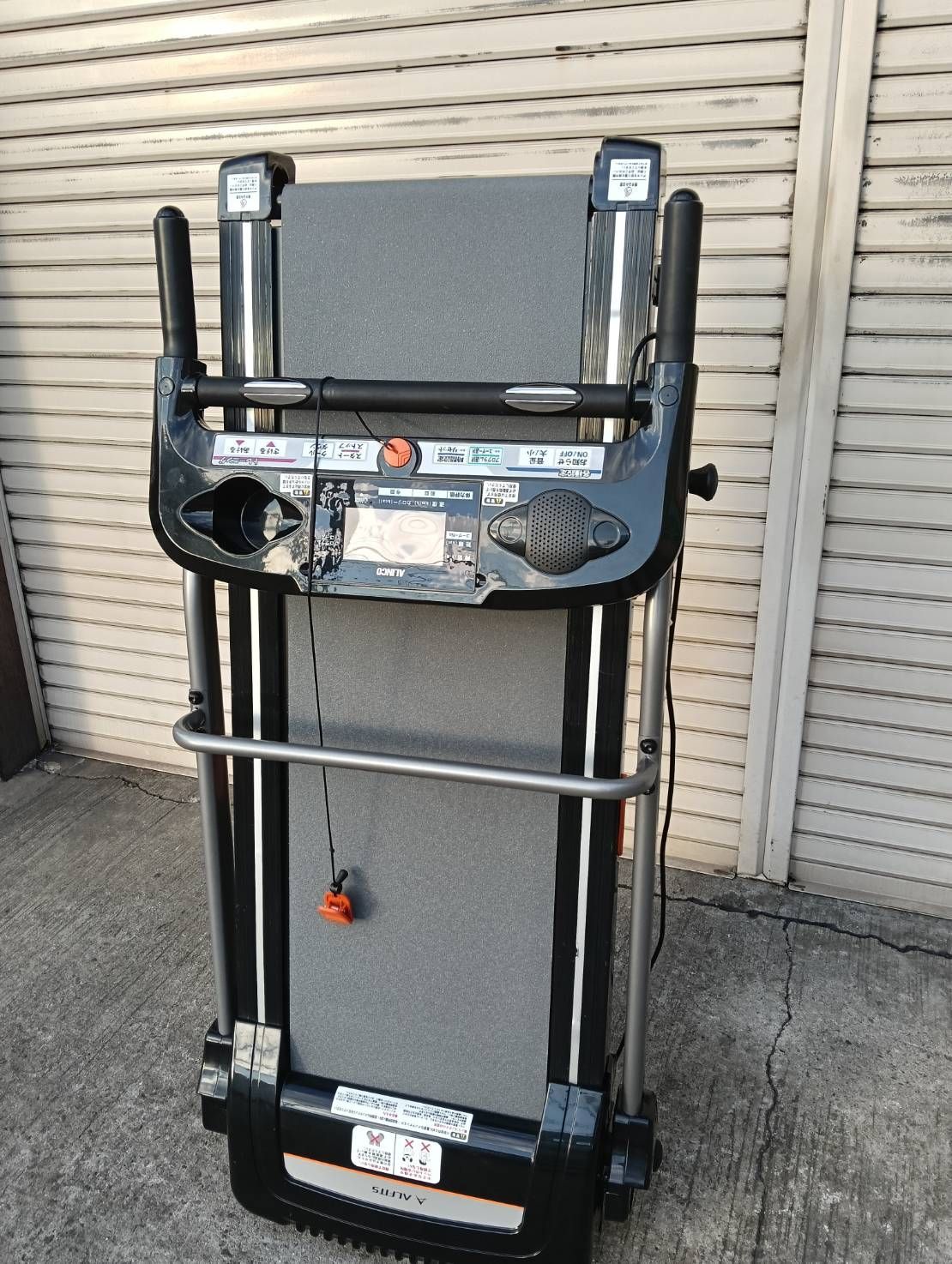美品 使用回数少 アルインコ ランニングマシン ルームランナー 時速1 
