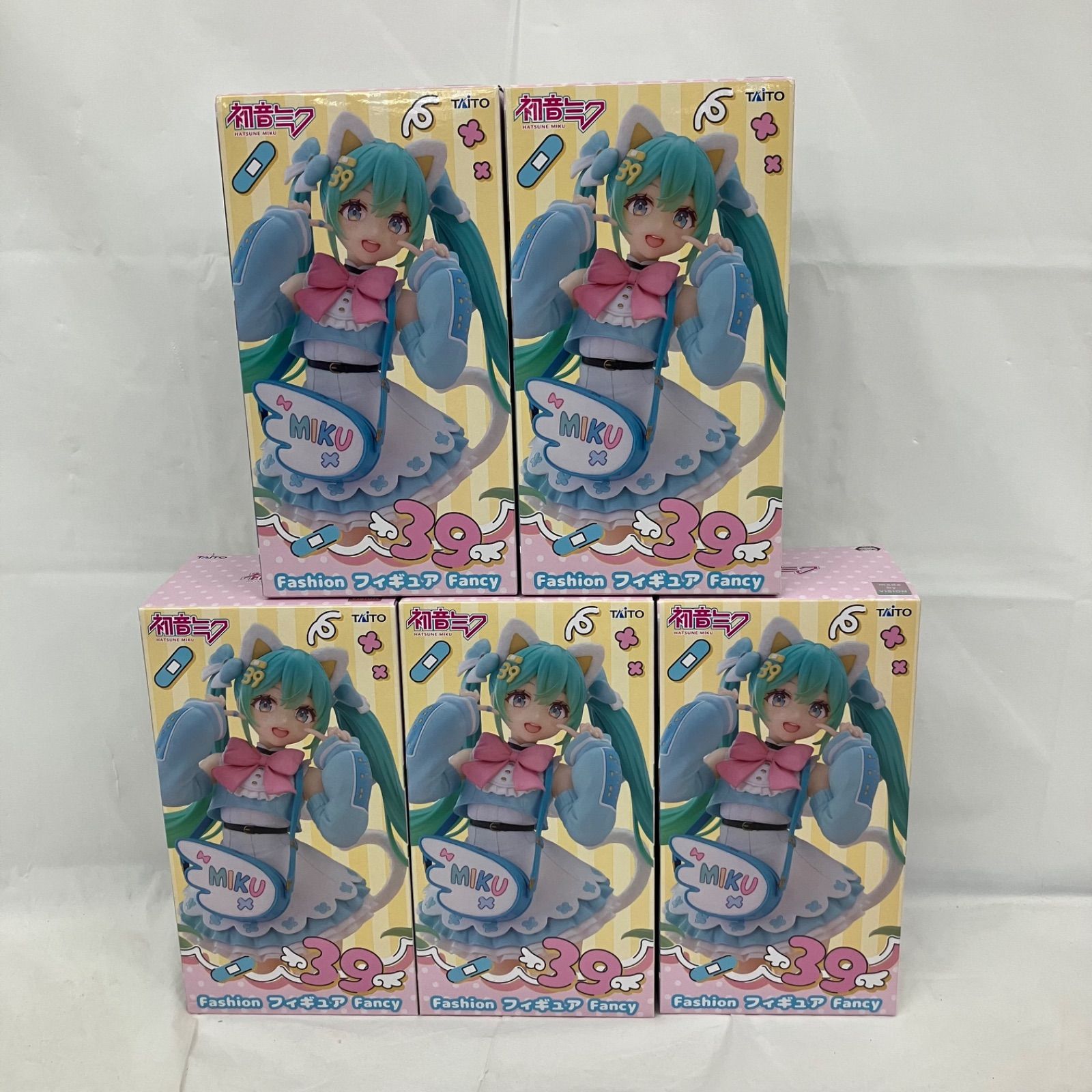 未開封 初音ミク Fashion フィギュア Fancy TAITO 5個セット LFQ900