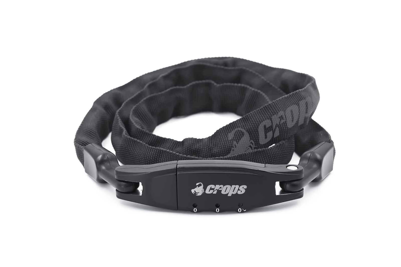 【人気商品】チェーンロック K2 ブラック | クロップス(crops) 3mmx1000mm 3桁ダイヤル (1m)